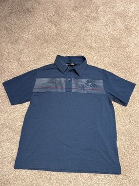 Boys Travis Mathew Polo Navy Short-Sleeve Polo Shirt
